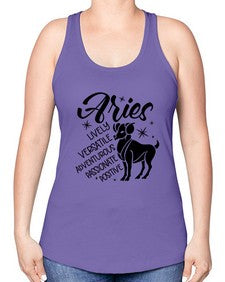 Aries 100# - aries -Racerback Tank