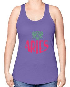 Aries 101# - aries -Racerback Tank