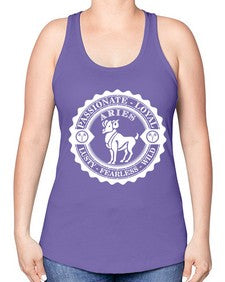 Aries 4# - aries -Racerback Tank