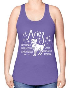 Aries 99# - aries -Racerback Tank