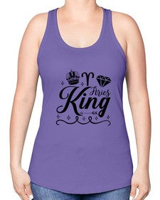 Aries king 111# - aries -Racerback Tank
