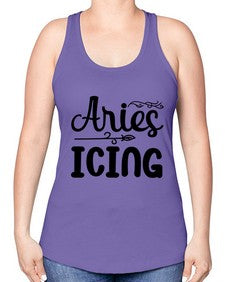Ariesicing 106# - aries -Racerback Tank