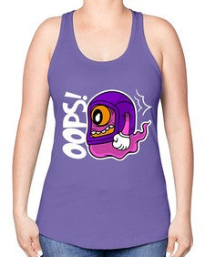Baby oops 9# - cartoon general -Racerback Tank