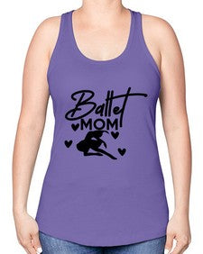 Ballet mom 75# - ballet -Racerback Tank