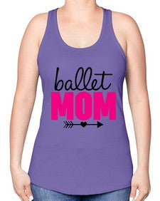 Ballet mom 76# - ballet -Racerback Tank