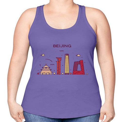 Beijing 428# - cities -Racerback Tank