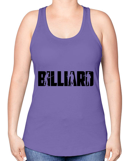 Billiard 1417# - billards -Racerback Tank