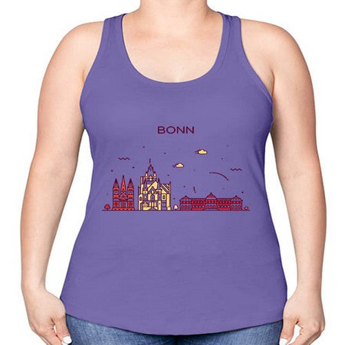 Bonn 474# - cities -Racerback Tank