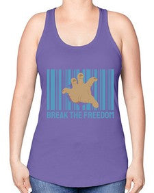 Break the Freedom 25# - internet -Racerback Tank