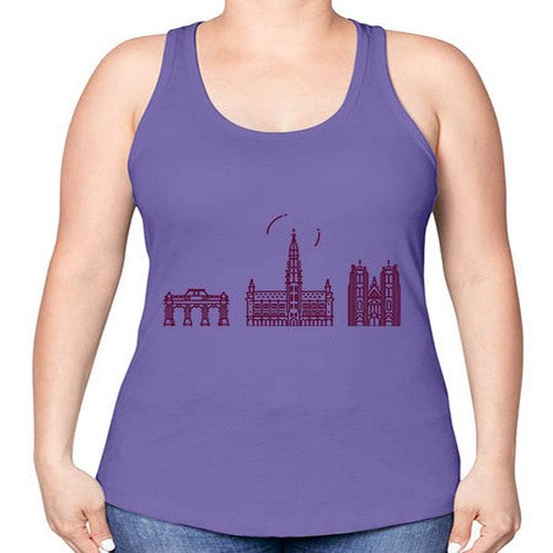 Brussels 507# - cities -Racerback Tank