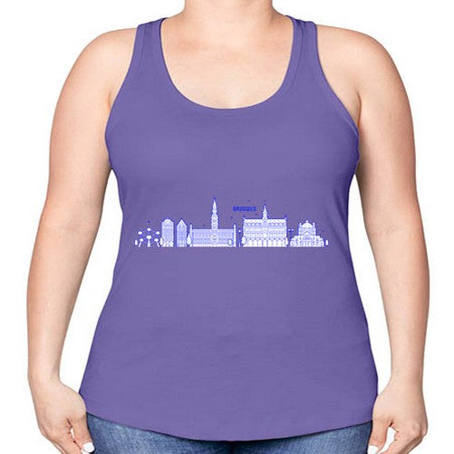 Brussels 509# - cities -Racerback Tank