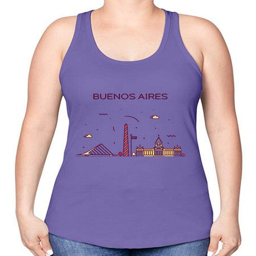BuenosAires 516# - cities -Racerback Tank