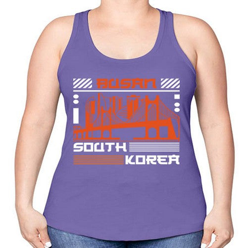 Busan 524# - cities -Racerback Tank