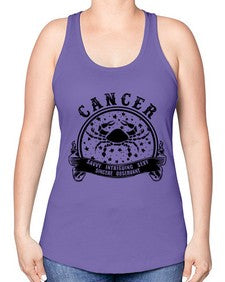Cancer 13# - cancer -Racerback Tank