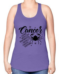 Cancer 151# - cancer -Racerback Tank
