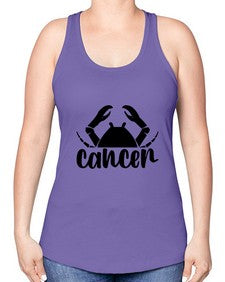 Cancer 156# - cancer -Racerback Tank