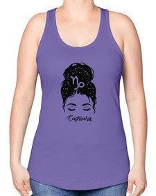 Capricorn Woman - capricorn -Racerback Tank