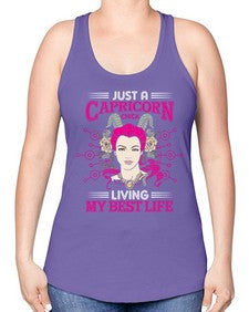 Capricorn chick 193# - capricorn -Racerback Tank