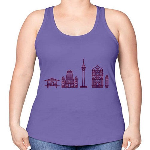 Colombo 598# - cities -Racerback Tank
