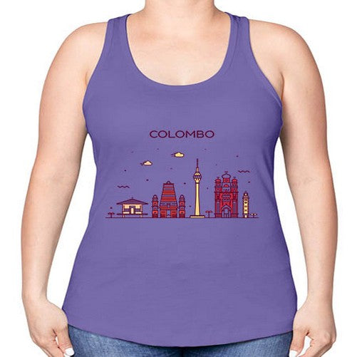 Colombo 599# - cities -Racerback Tank