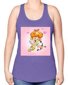 Cupid 80# - cartoon general -Racerback Tank