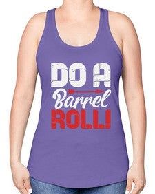 Do a barrel roll 4# - video games -Racerback Tank