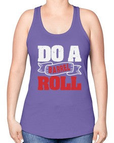 Do a barrel roll 5# - video games -Racerback Tank