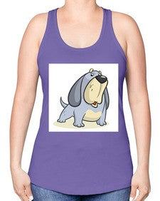 dog 115# - dogs -Racerback Tank