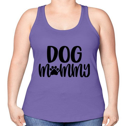 Dog Mommy Style 24# - dogs -Racerback Tank
