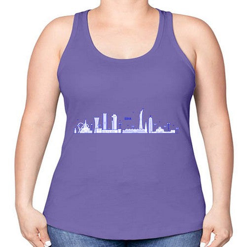 Doha 674# - cities -Racerback Tank