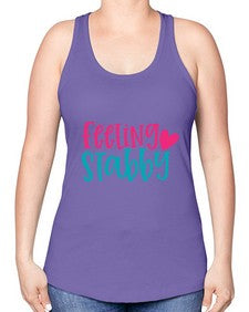 Feeling Stabby Nurse Style 780# - nurse -Racerback Tank