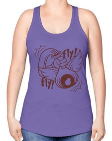 Fly 125# - cartoon general -Racerback Tank
