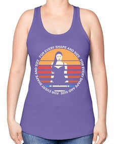 For Every Shape and Size 220# - yoga -Racerback Tank