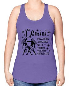 Gemini 217# - gemini -Racerback Tank