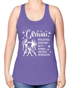 Gemini 221# - gemini -Racerback Tank