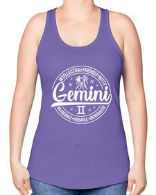 Gemini 226# - gemini -Racerback Tank