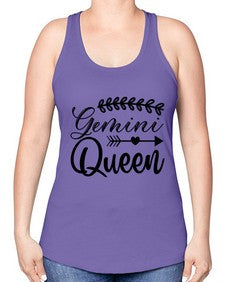 Gemini queen 232# - gemini -Racerback Tank