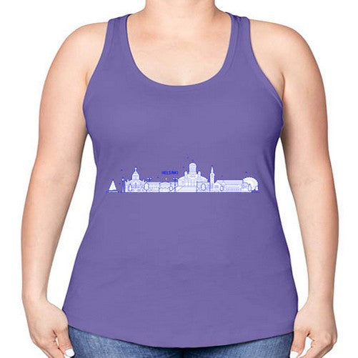Helsinki 838# - cities -Racerback Tank