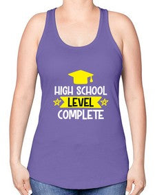 High School Level Complete 351# - twelfth grade -Racerback Tank