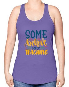Holiday Teacher design Style 176# - teacher -Racerback Tank