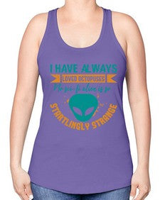 I have always loved octopuses no scifi alien 15# - ufo -Racerback Tank