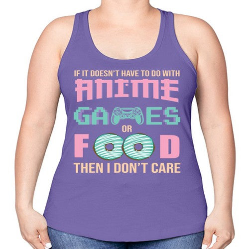 If Its Not Anime Video 247# - anime -Racerback Tank
