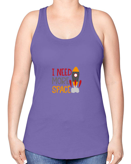 Ineedmorespace 18# - space -Racerback Tank