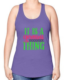 It is a gemini thing 254# - gemini -Racerback Tank