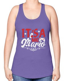 Its ame 30# - video games -Racerback Tank