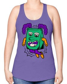 Jumping pouch 146# - cartoon general -Racerback Tank