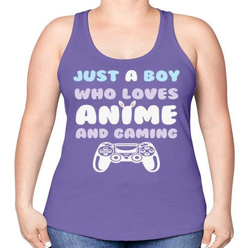 Just A Boy Who Loves 261# - anime -Racerback Tank