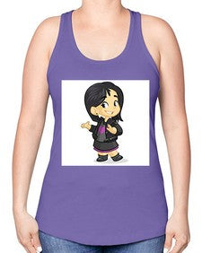 Kid 147# - cartoon general -Racerback Tank