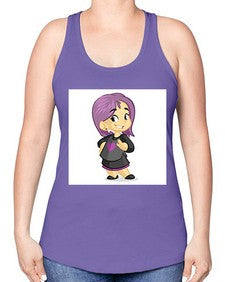 Kid 156# - cartoon general -Racerback Tank