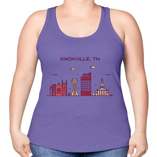KnoxvilleTN 1068# - cities -Racerback Tank